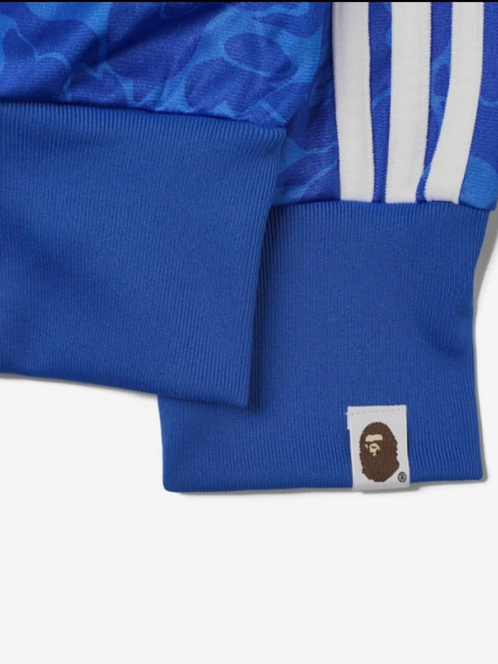 Adidas x BAPE Blue Camouflage Track Jacket - Picture 4 of 6